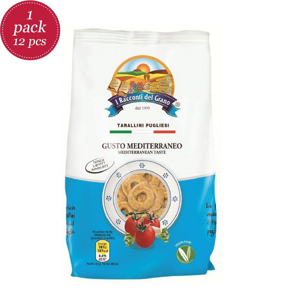 12x Apulia Taralli Mediterraneo - 250g