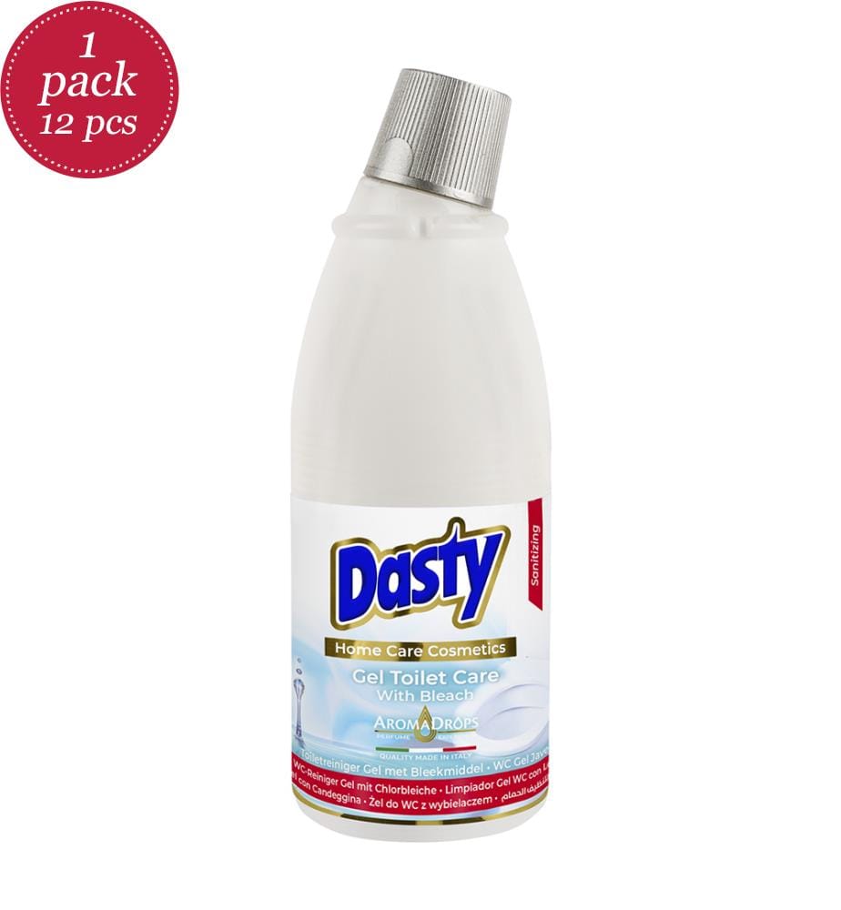 12 x Dasty Bleach Toilet Gel - 750ml