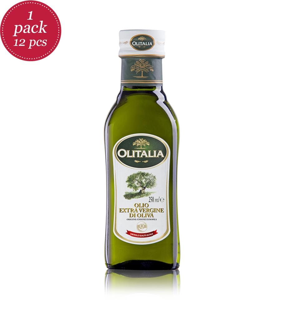 12x Olitalia Extra Virgin Olive Oil Bottle - 250ml