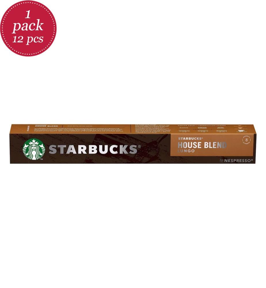 12x Starbucks Nespresso House Blend - 10er Stange Alu 57g