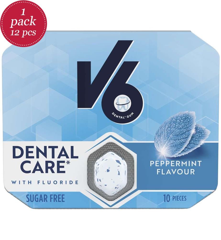 12x V6 Oral-B Menthe poivrée - 17g