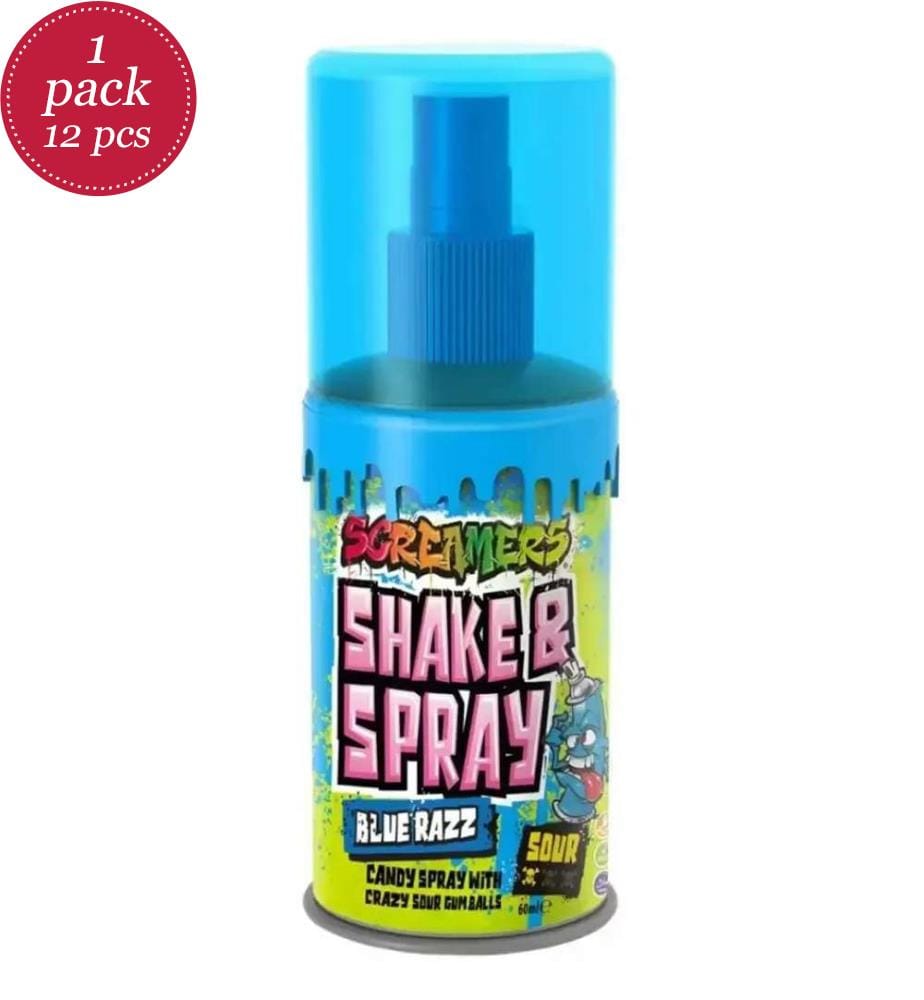 12x ZED Screamers Shake&Spray Blue Razz Sour - 60ml
