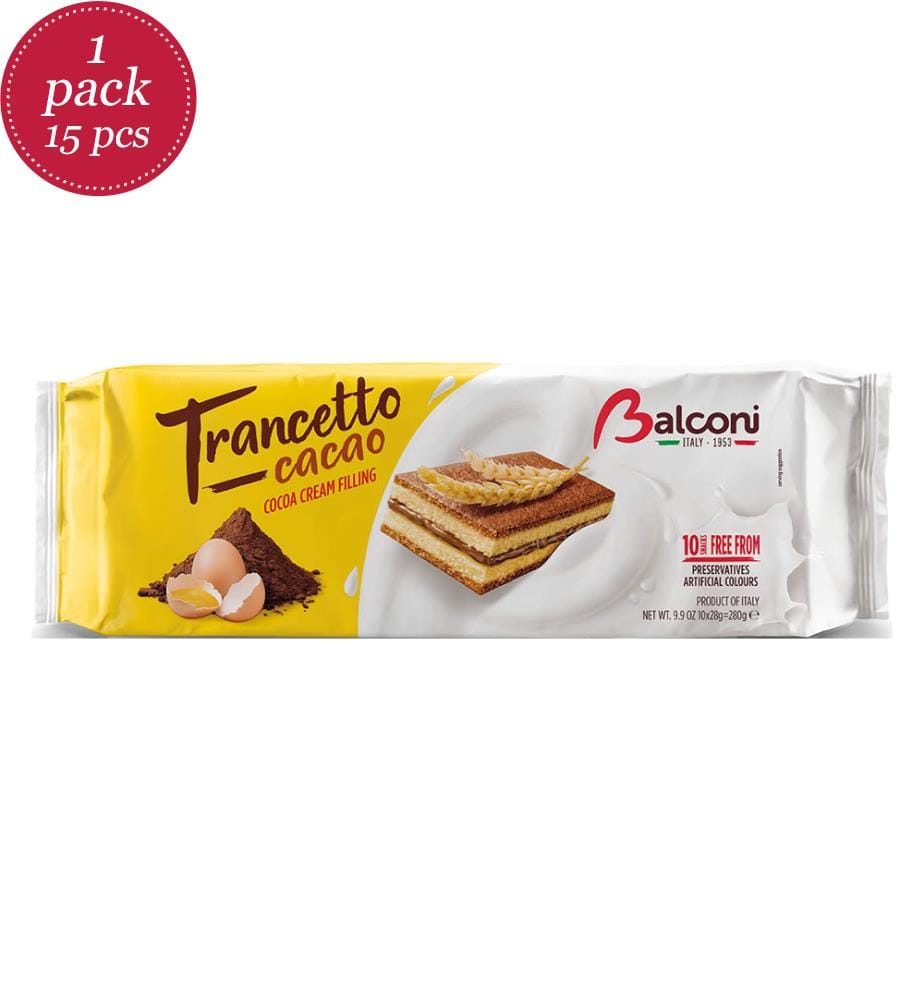 Lot von 15 Balconi Trancetto Cacao/Kakao (10x28g) - 280g