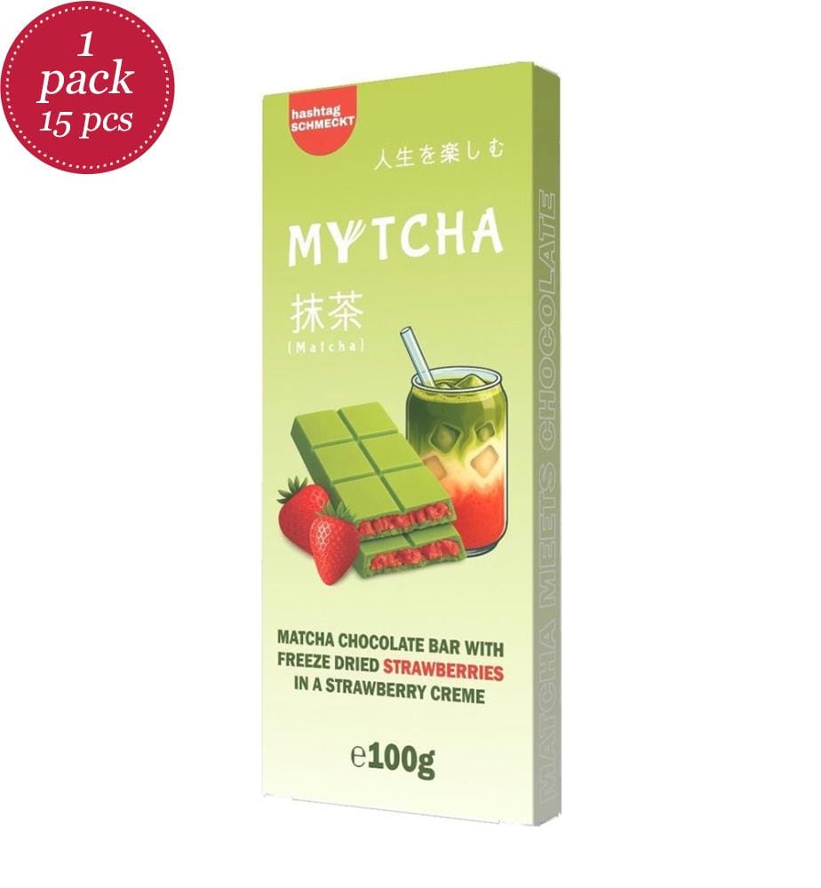 15x Mytcha Chocolat Matcha Fraise - 100g