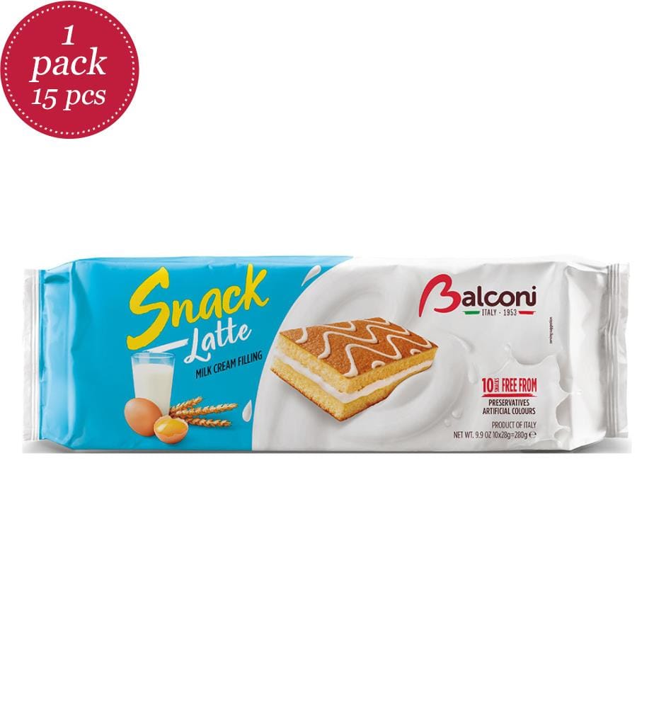 15x Balconi Snack Latte (10x28g) - 280g