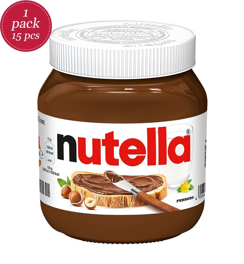 15x Ferrero Nutella Brotaufstrich Glas - 450g