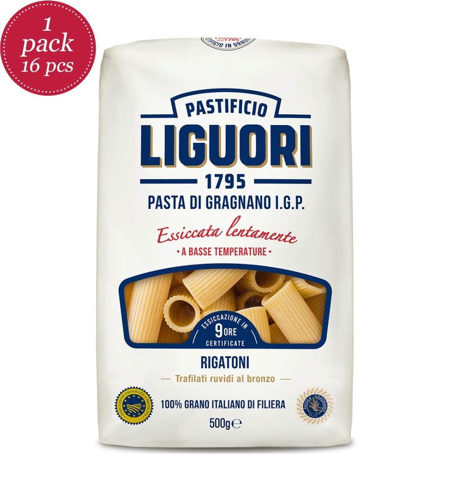 Lot von 16 Liguori Rigatoni - 500g