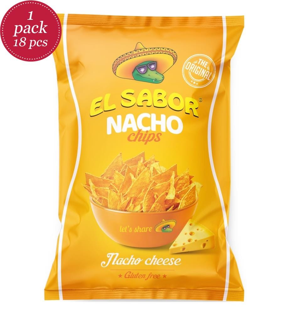 18x EL Sabor Nacho Chips Cheese - 100g