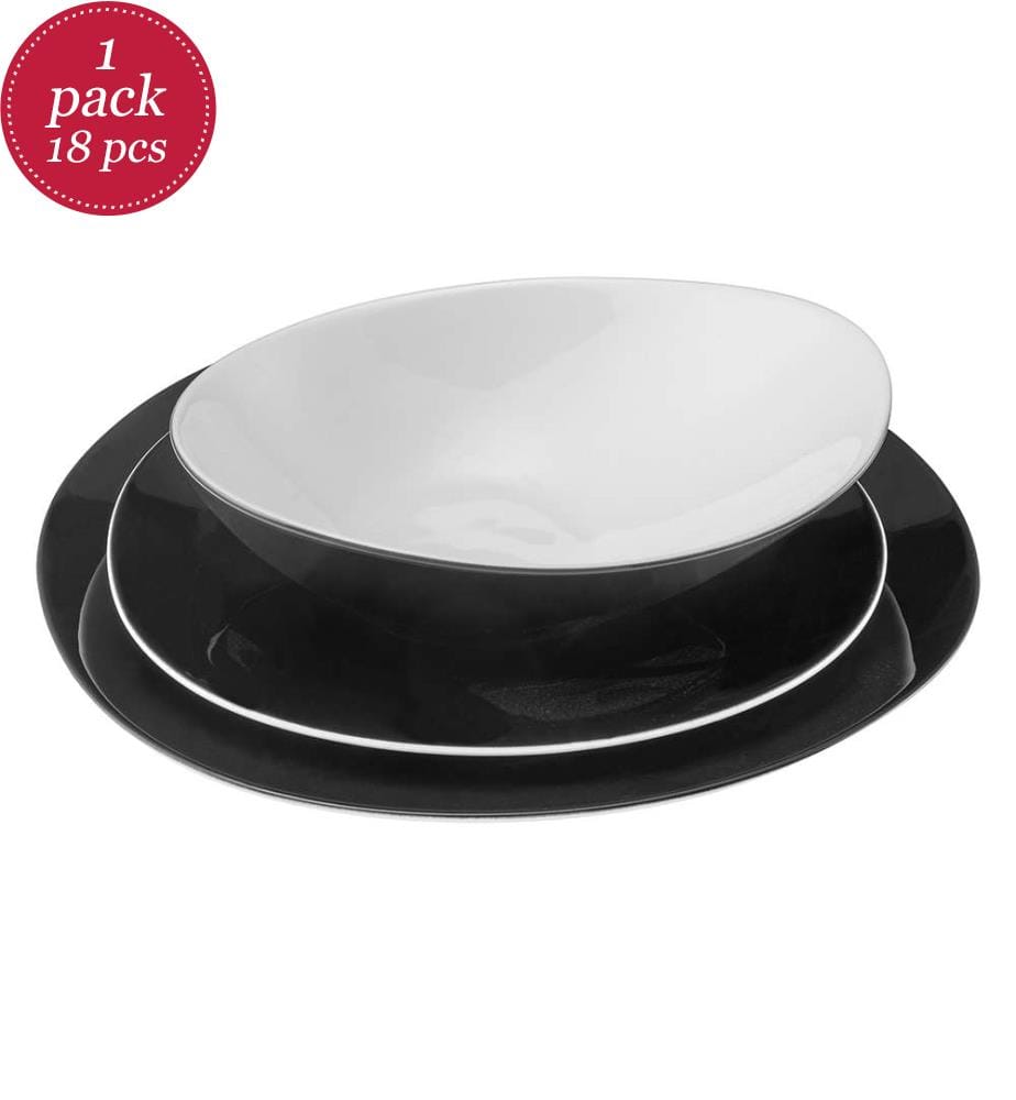 Service 18 Pièces Sven Noir 