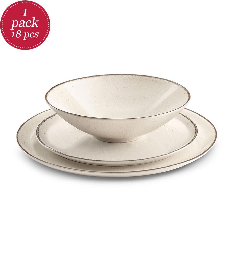 Service 18 Pièces Yumi Beige 
