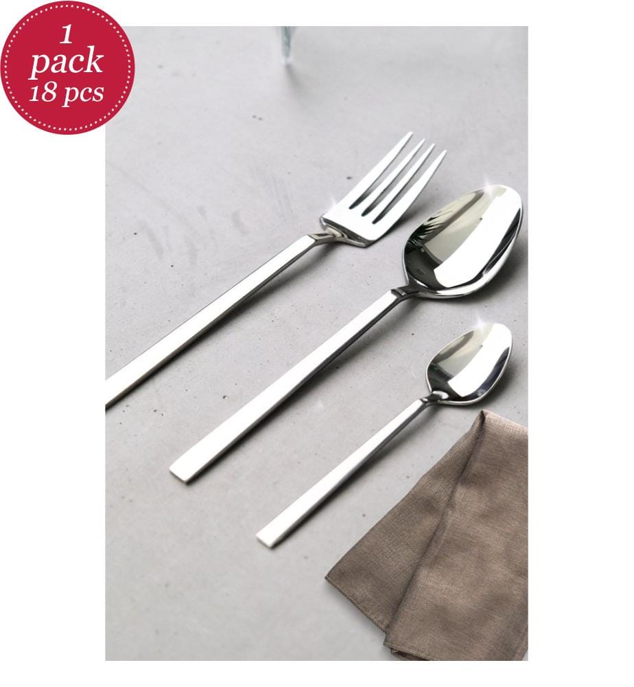Besteckset (18-teilig) – Silber