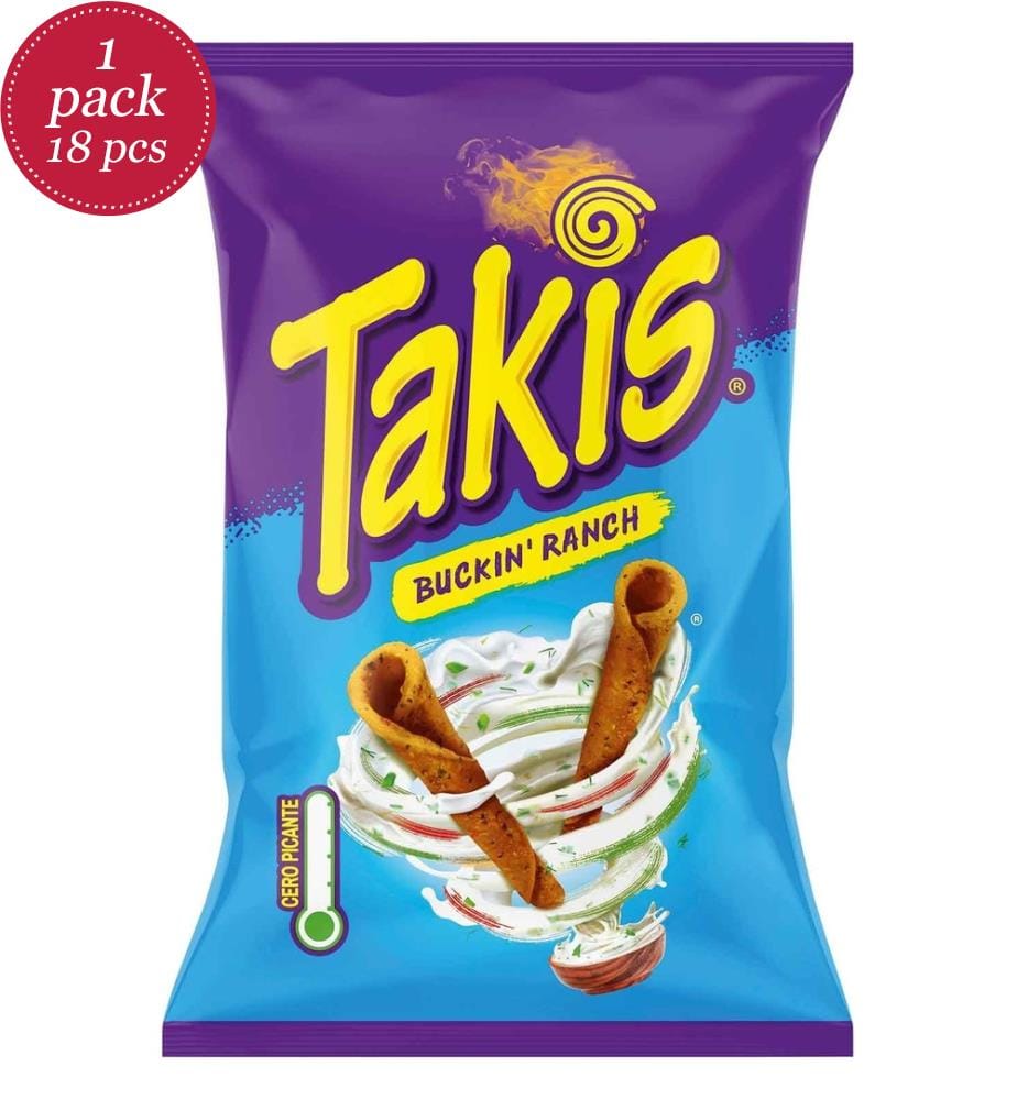 18x Takis Buckin Ranch / Maissnack - Sprachen E/D/F - 100g