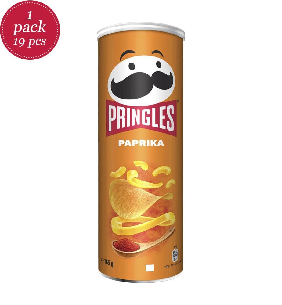 19x Pringles Classic Paprika - 165g