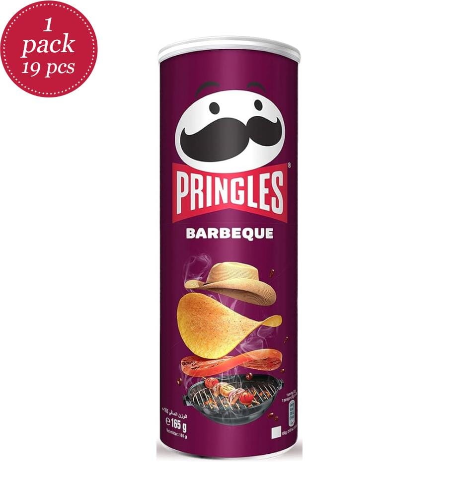 19x Pringles Sauce BBQ Texas - 165g