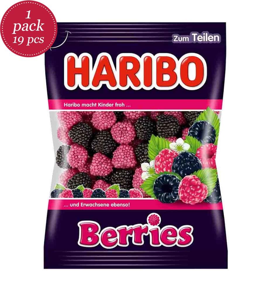 19 x Haribo Rote Früchte Bonbons - 175g