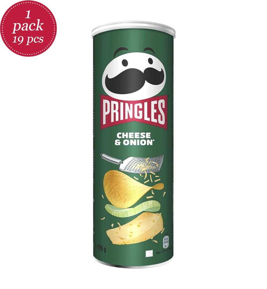19x Pringles Formaggio e Cipolla - 165g