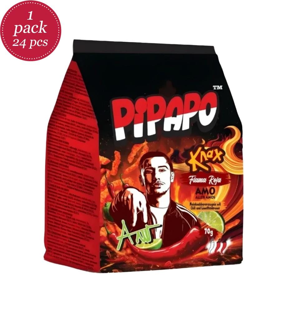 PiPAPO Knax Maissnack Flama Roja - 70g