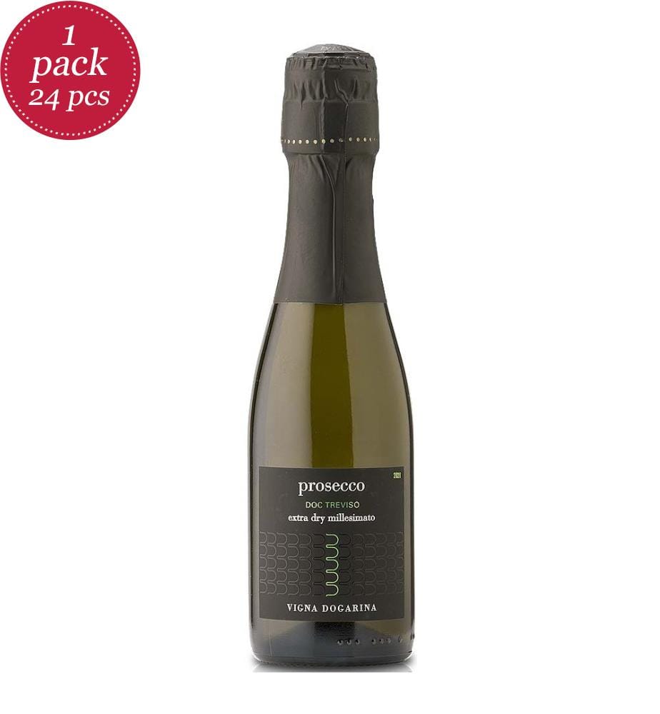 24x Dogarina Prosecco DOC Treviso Extra Dry Millesimato, 2025 - 200ml