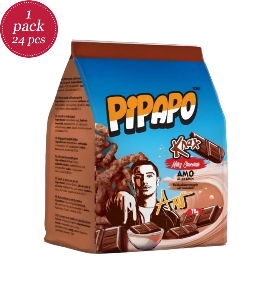 PiPAPO Knax Maissnack Milky Chocolate - 70g