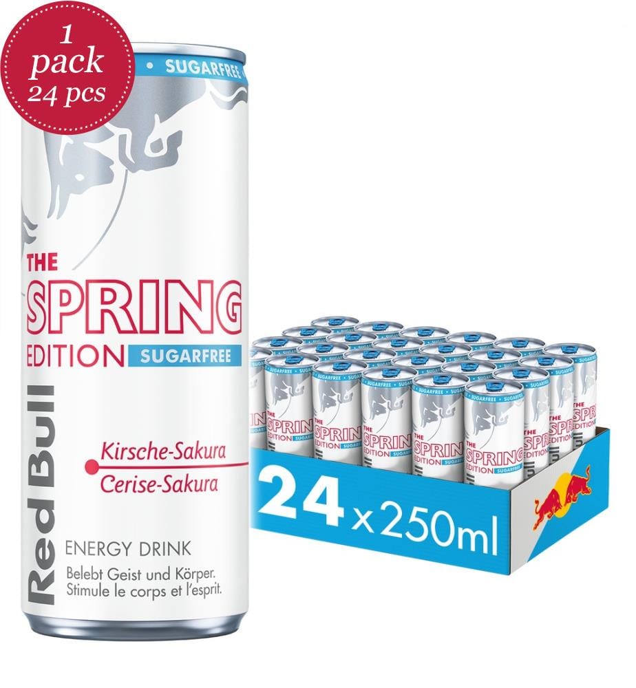 24 x Red Bull Spring Edition Sugarfree 2026 - 250ml