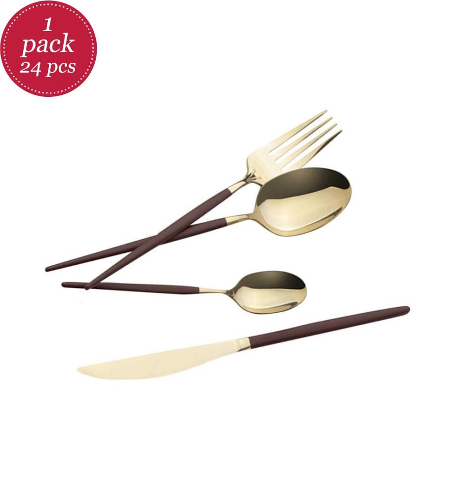 24 teiliges Besteckset, Leonardo Collection - Bordeaux & Champagne