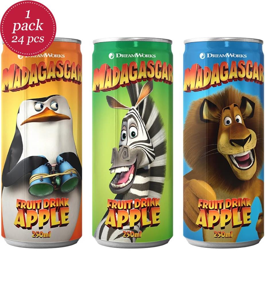 Boissons pour enfants Madagascar, canette - 250 ml
