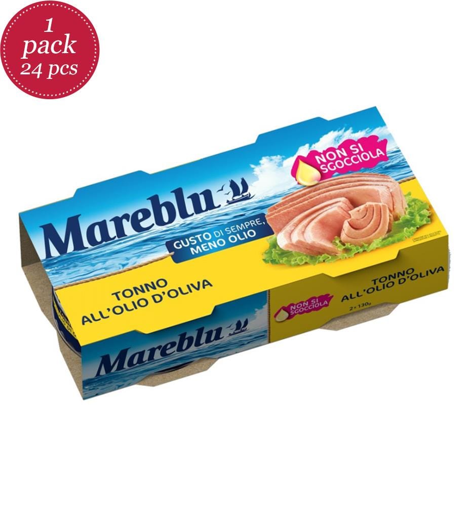 24x Mareblu Thunfisch in Olivenöl - 2x130g