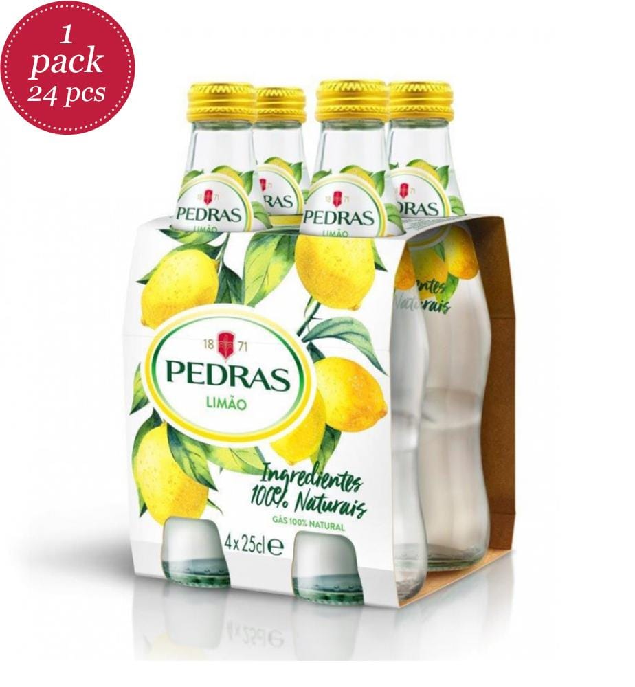 24x Pedras Agua Sabor Limão / Eau Citron Pack de 6x4 - 250ml