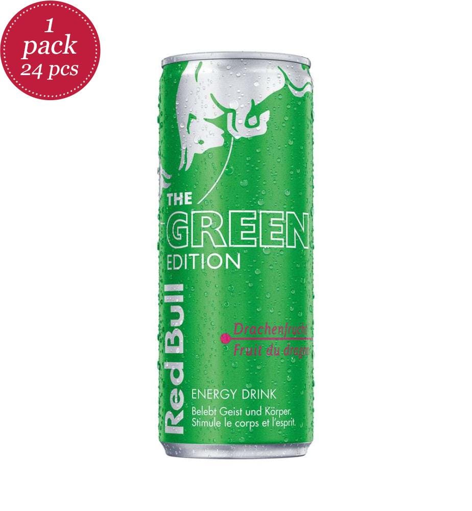 24x Red Bull Green Edition Fruit du dragon - 250ml