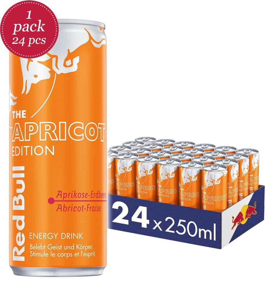 24x Red Bull édition abricot - 250ml