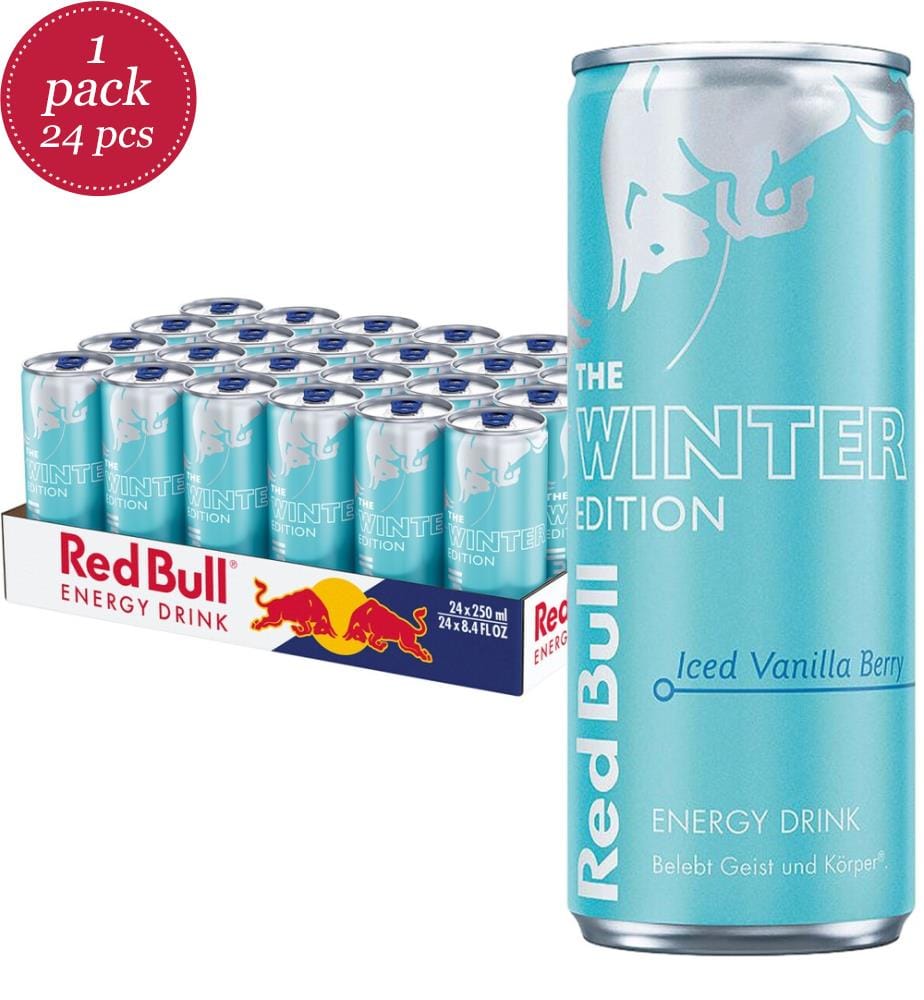 24x Red Bull Ice Edition Brombeere und Vanille - 250ml