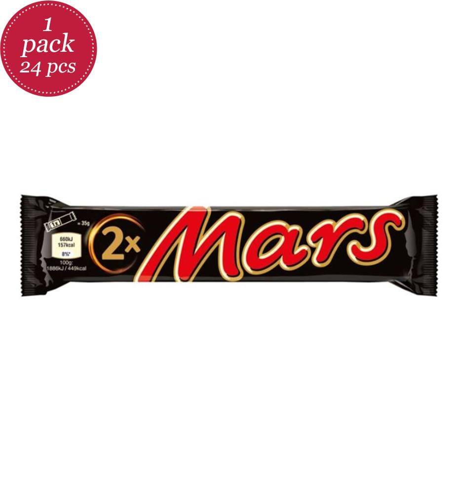 24 x Barre Chocolatée Mars Double Pack - 70g