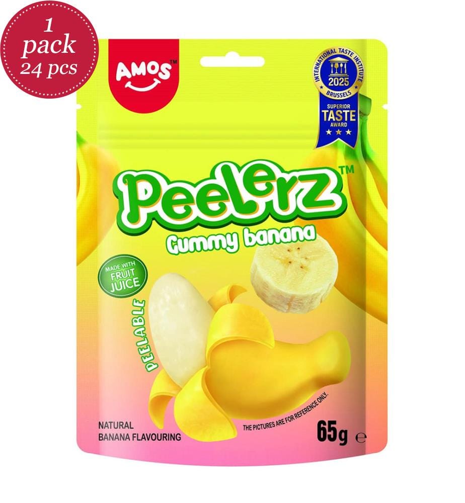 24x Amos Peelerz Gummy Banana - 65g