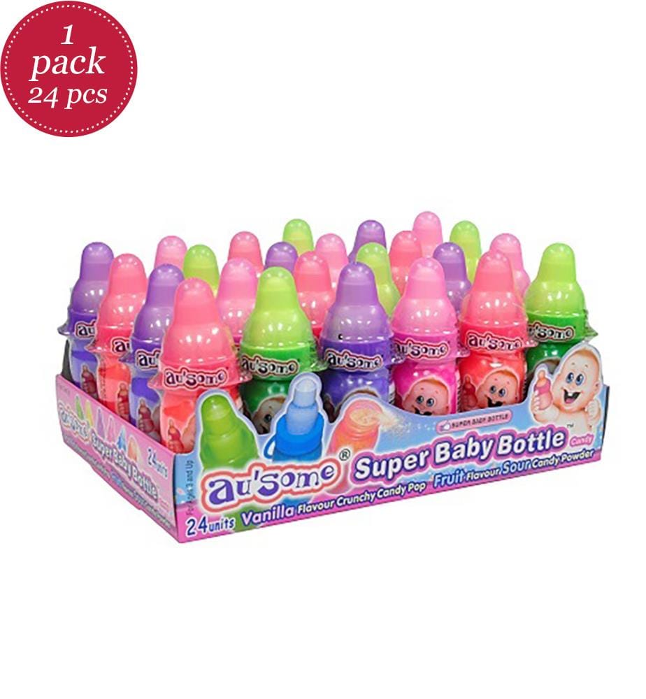 24x Au'some Super Baby Bottle mit Brausepulver - 27g