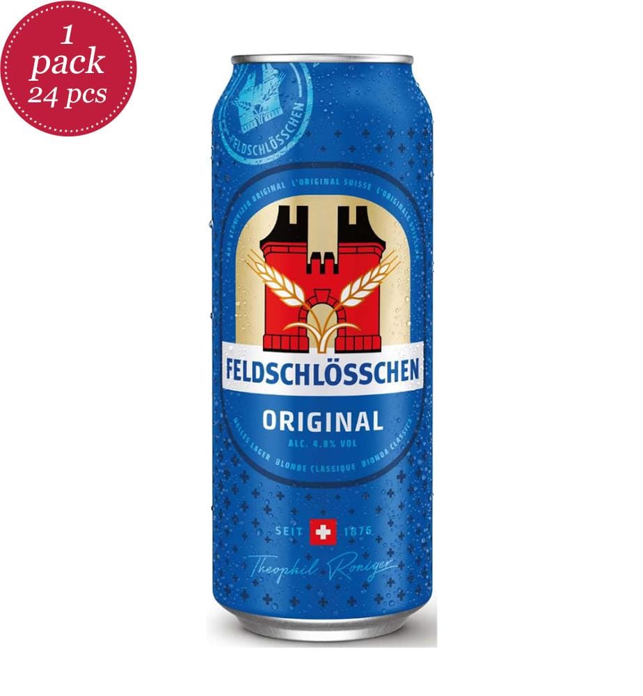 24 x Beer Feldschlösschen Original 4.8% - 500ml