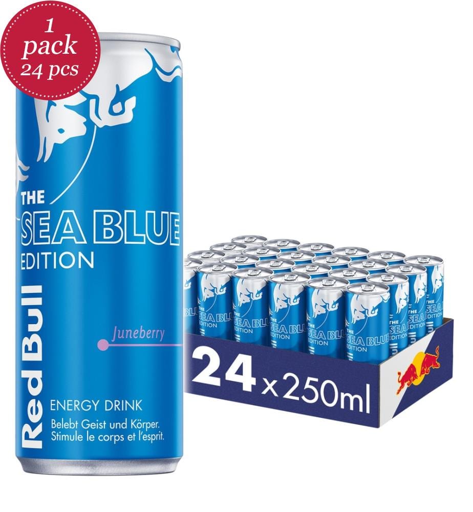 24x Red Bull SeaBlue Edition Juneberry - 250ml