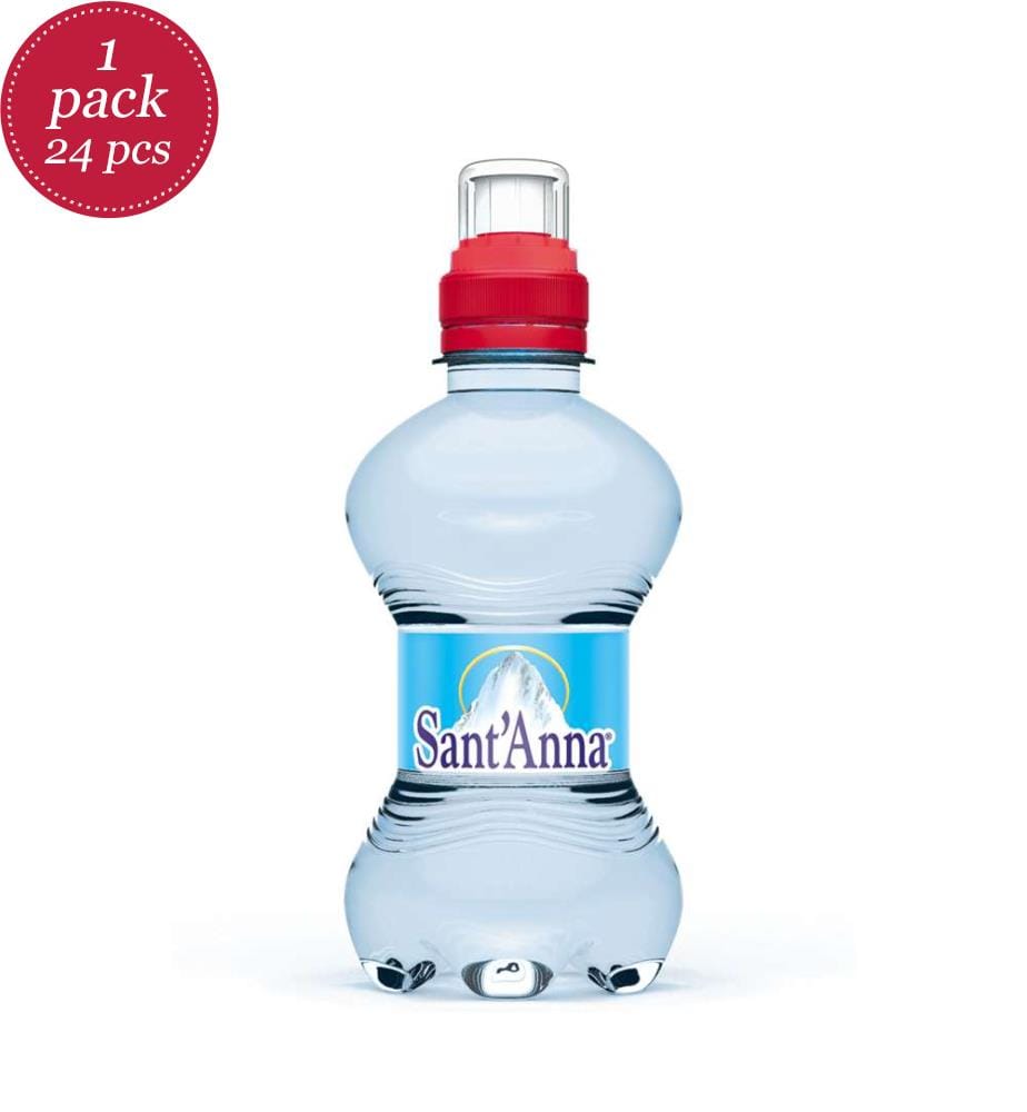 24x Sant Anna Naturale/ohne Kohlens.(4x6) 0.25L La Baby Bottle PET