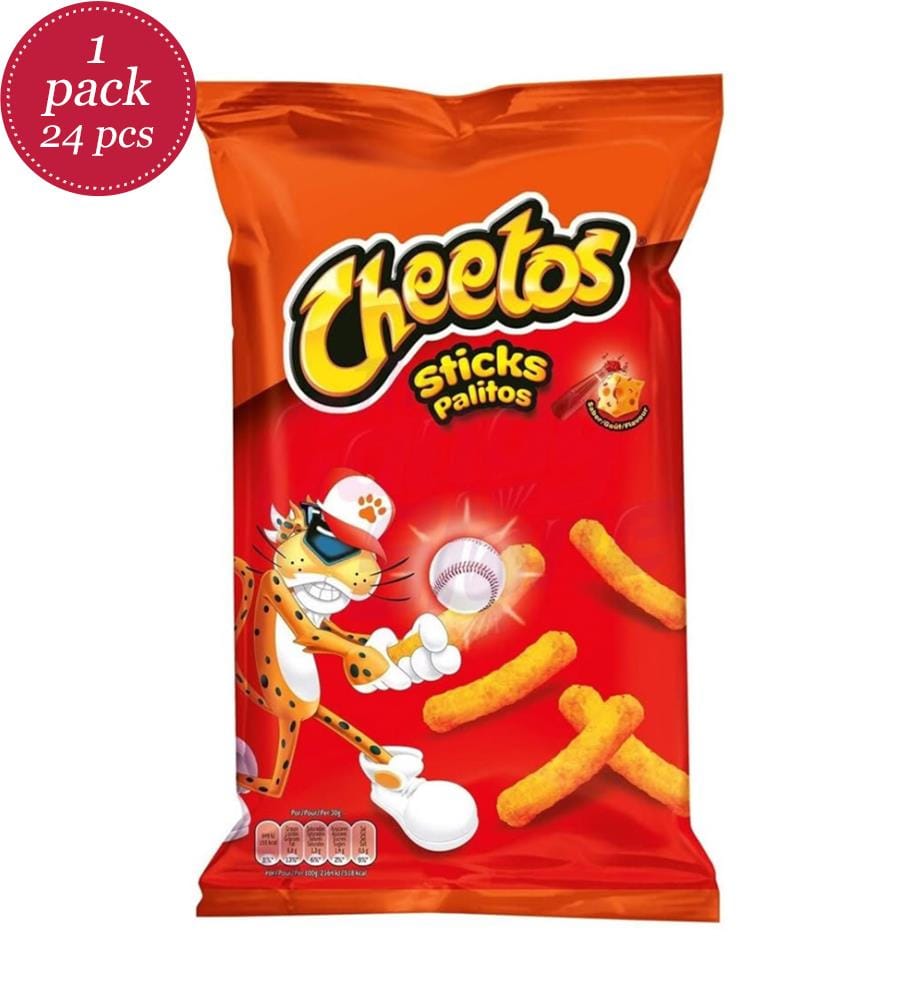 Los von 24 Cheetos Sticks Palitos / Mais-Snack mit Käse- und Ketchupgeschmack - 96g