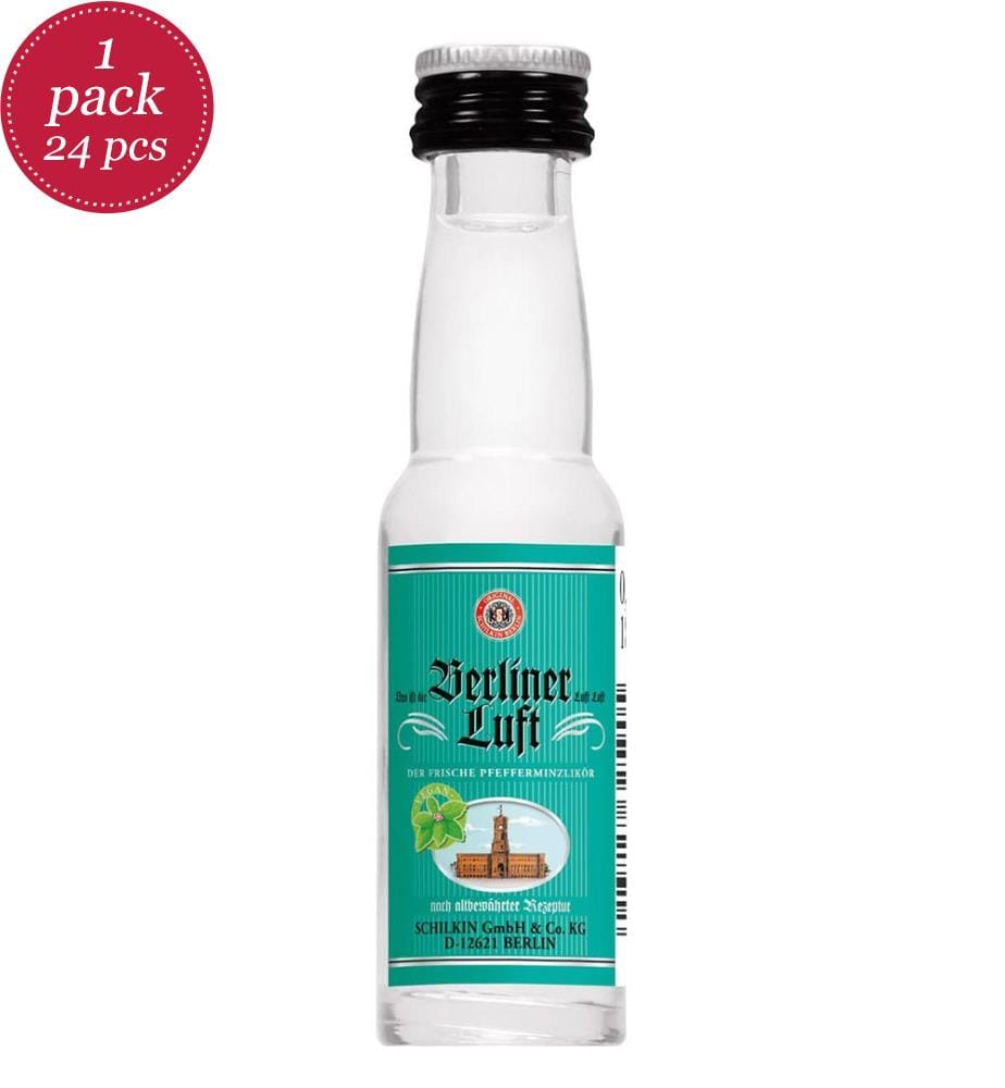 24x Berliner Luft MINI Pfefferminzlikör 18% Vol. - 20ml
