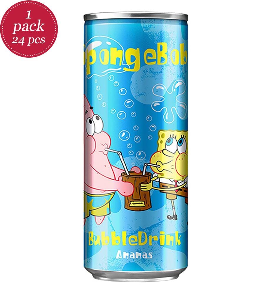 Kids' Drinks SpongeBob Bubble Drink, Can – 250ml