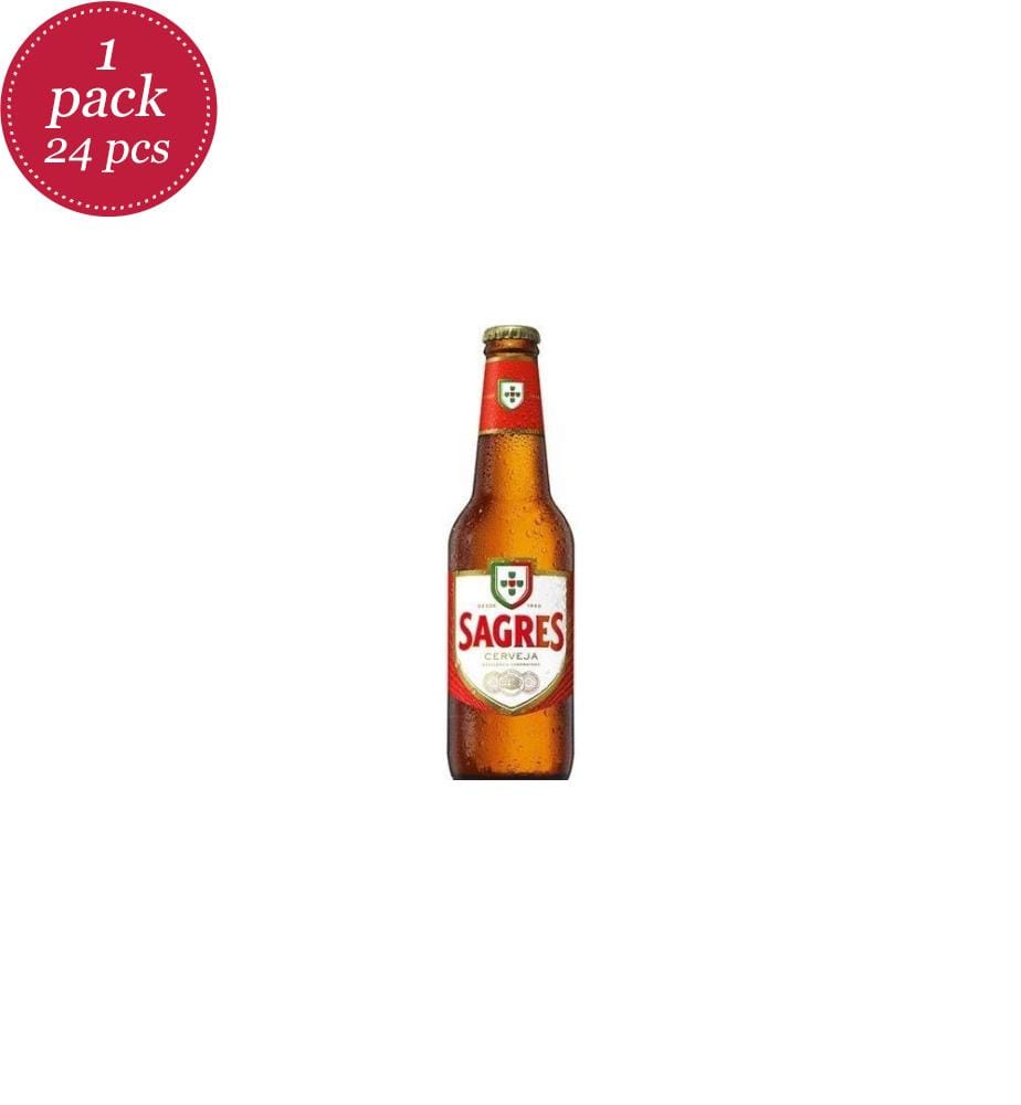 24x Sagres Branca / Beer 5.0% - 330ml