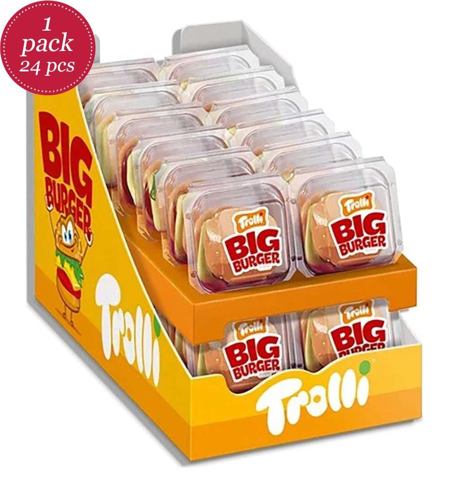 24x Trolli Big Burger - 50g