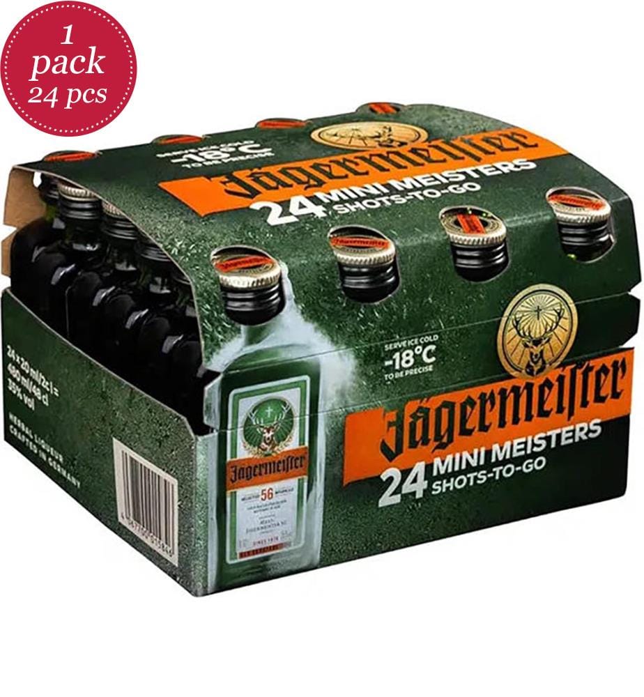 24x Jägermeister 35% vol - 20ml