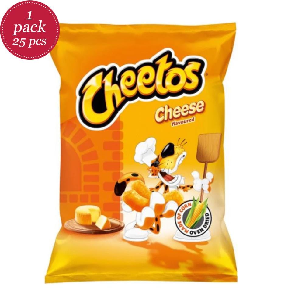 25x Cheetos Cheese / Mais-Snack mit Käse-Geschmack - 85g