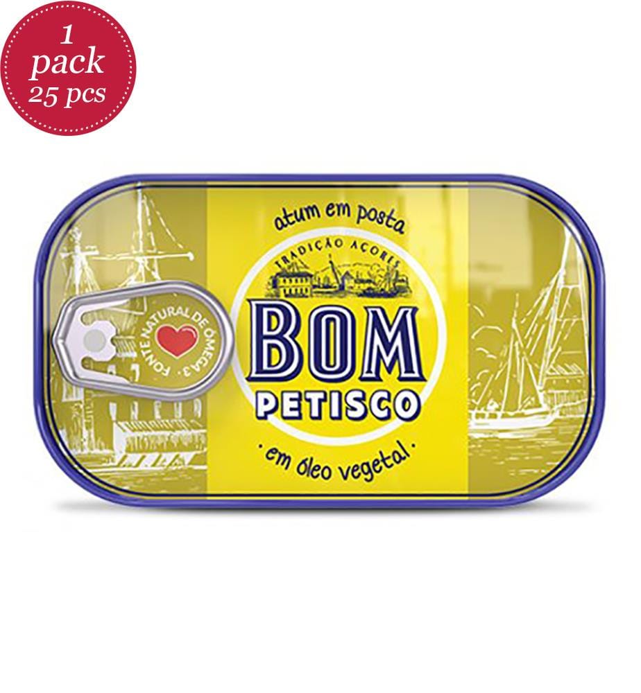 Bom Petisco Atum Posta em Oleo / Thunfisch im Öl - 120g