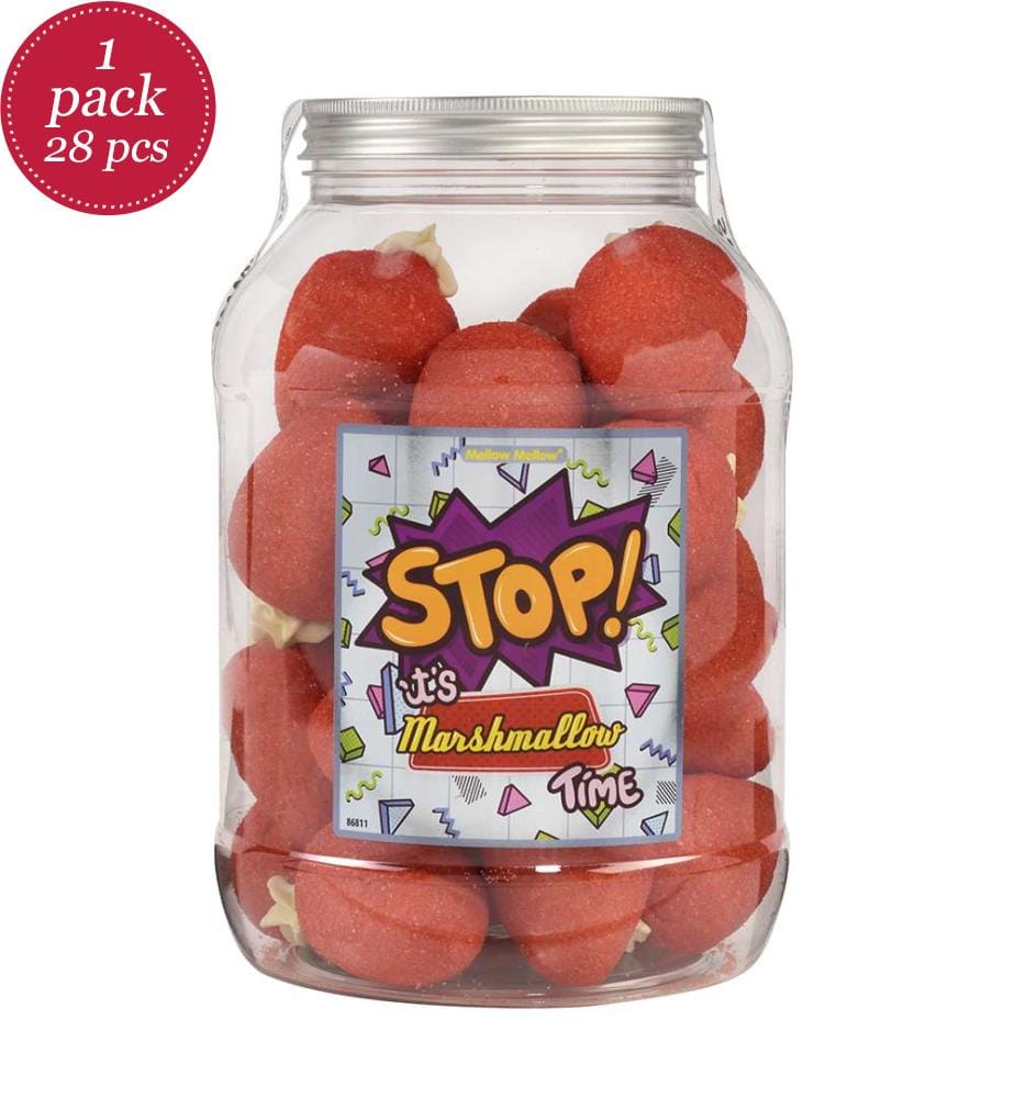 28x Tridaix Mellow Fraises géantes boîte rétro - 500g