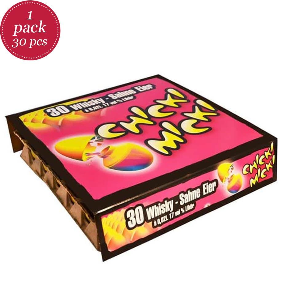 30x Chicki Micki eggs cream liqueur 17% vol., 30s - 20ml