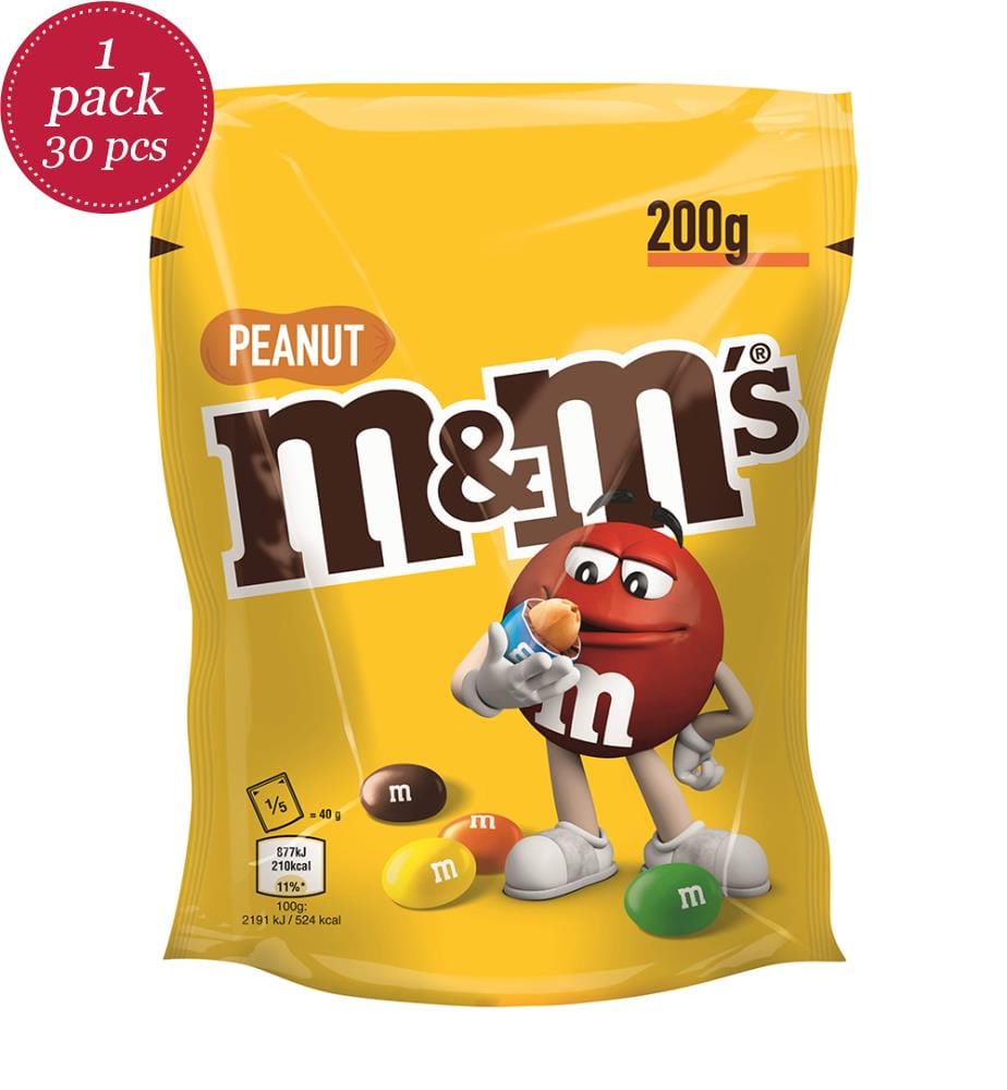 Lot von 30 M&M's Erdnüsse - 200g