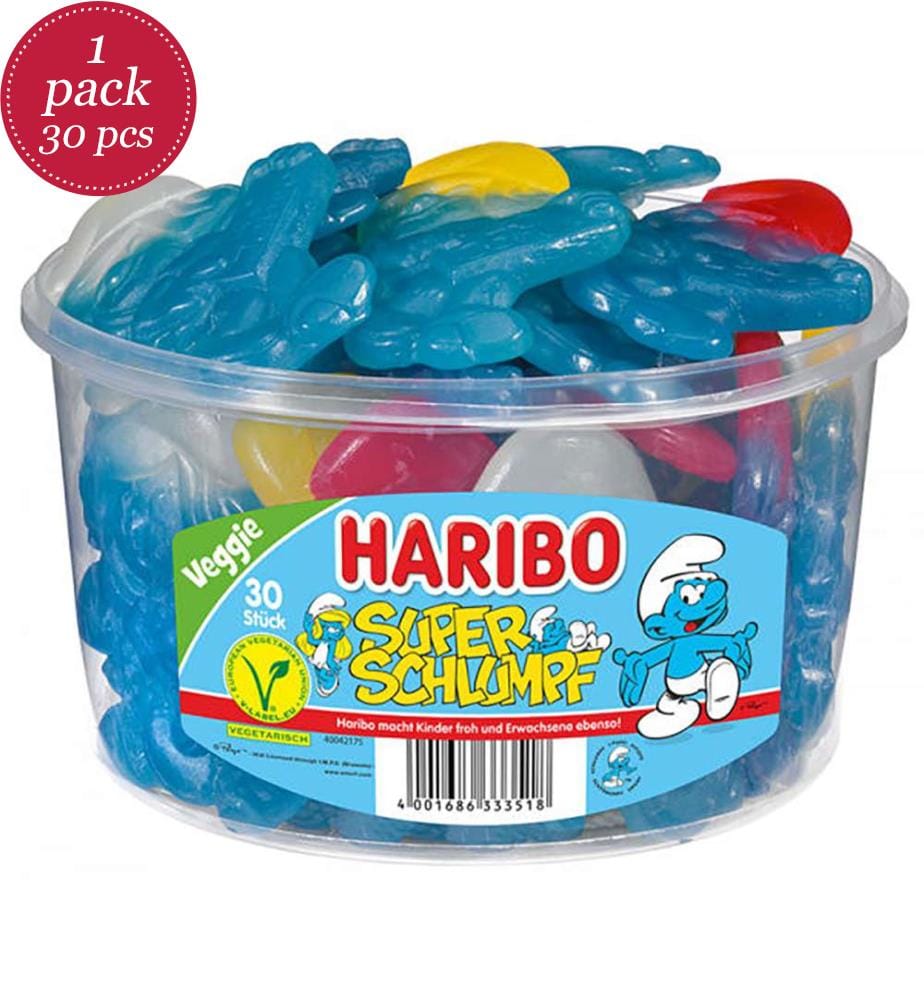 30x Haribo Super Schlumpf - 50er