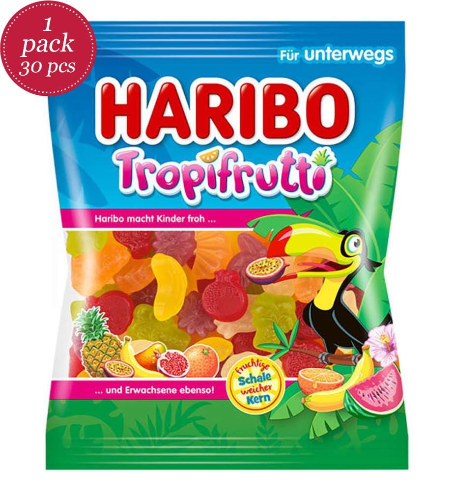 30x sachets "Haribo" Tropi Frutti - 100g
